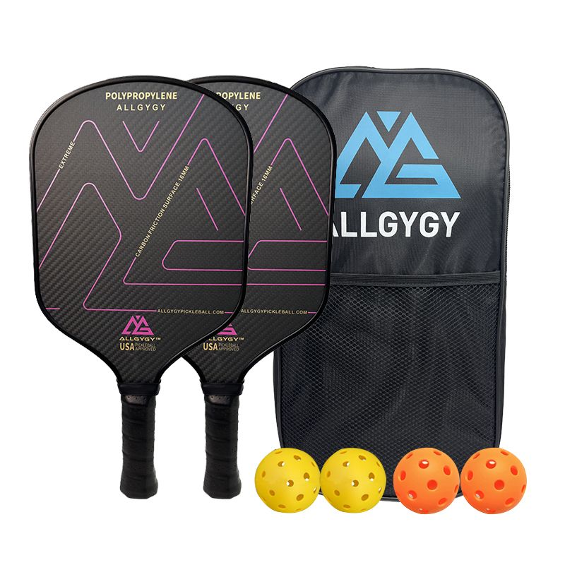 3K Carbon Fiber Pickleball and Paddle Set